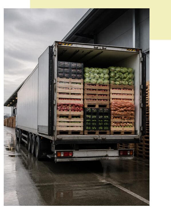 Перевозка плодоовощной продукции в Кохму по цене от 5194 р. | Агросервис-Кхм